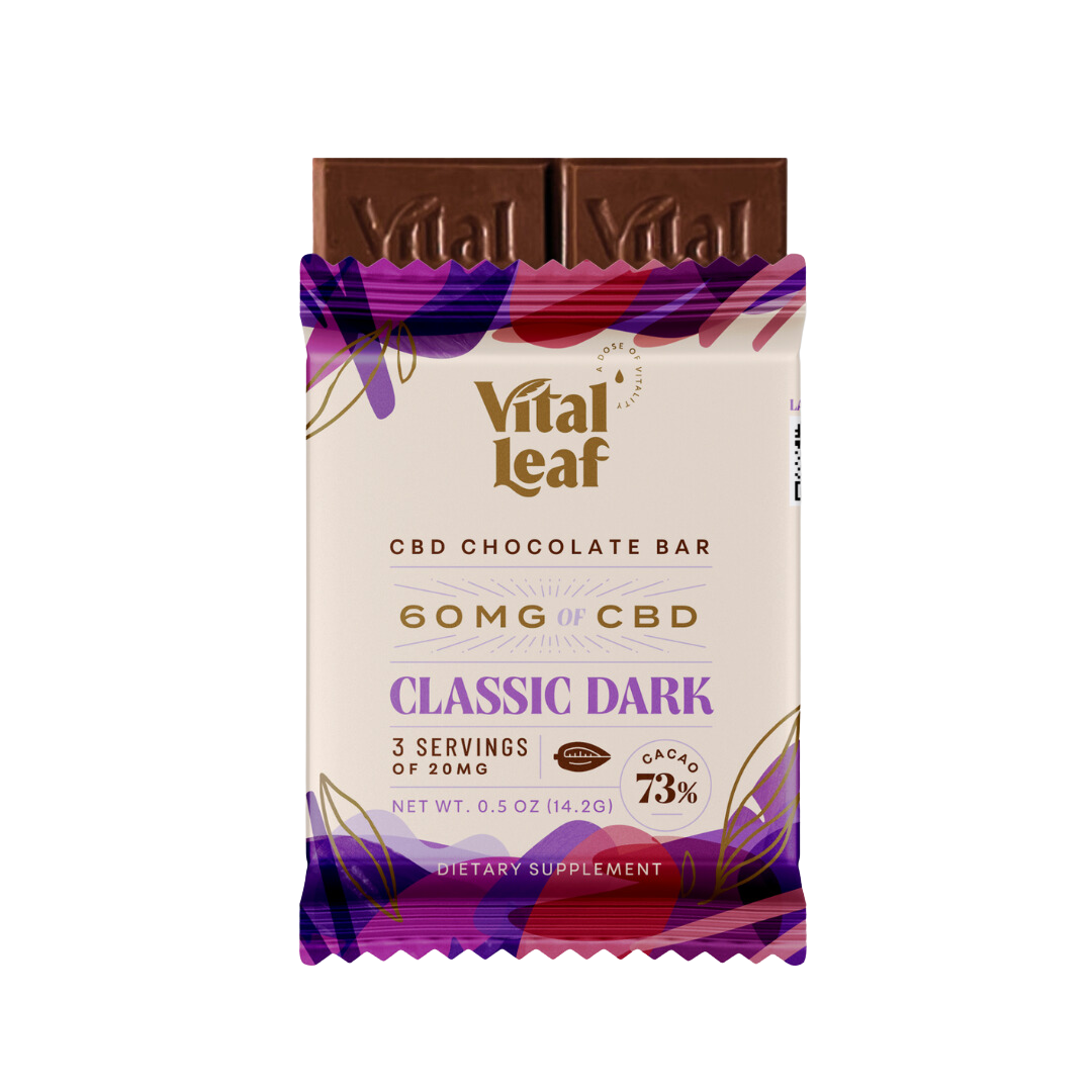 Classic Dark Mini CBD Chocolate Bars (14ct. Case Box)