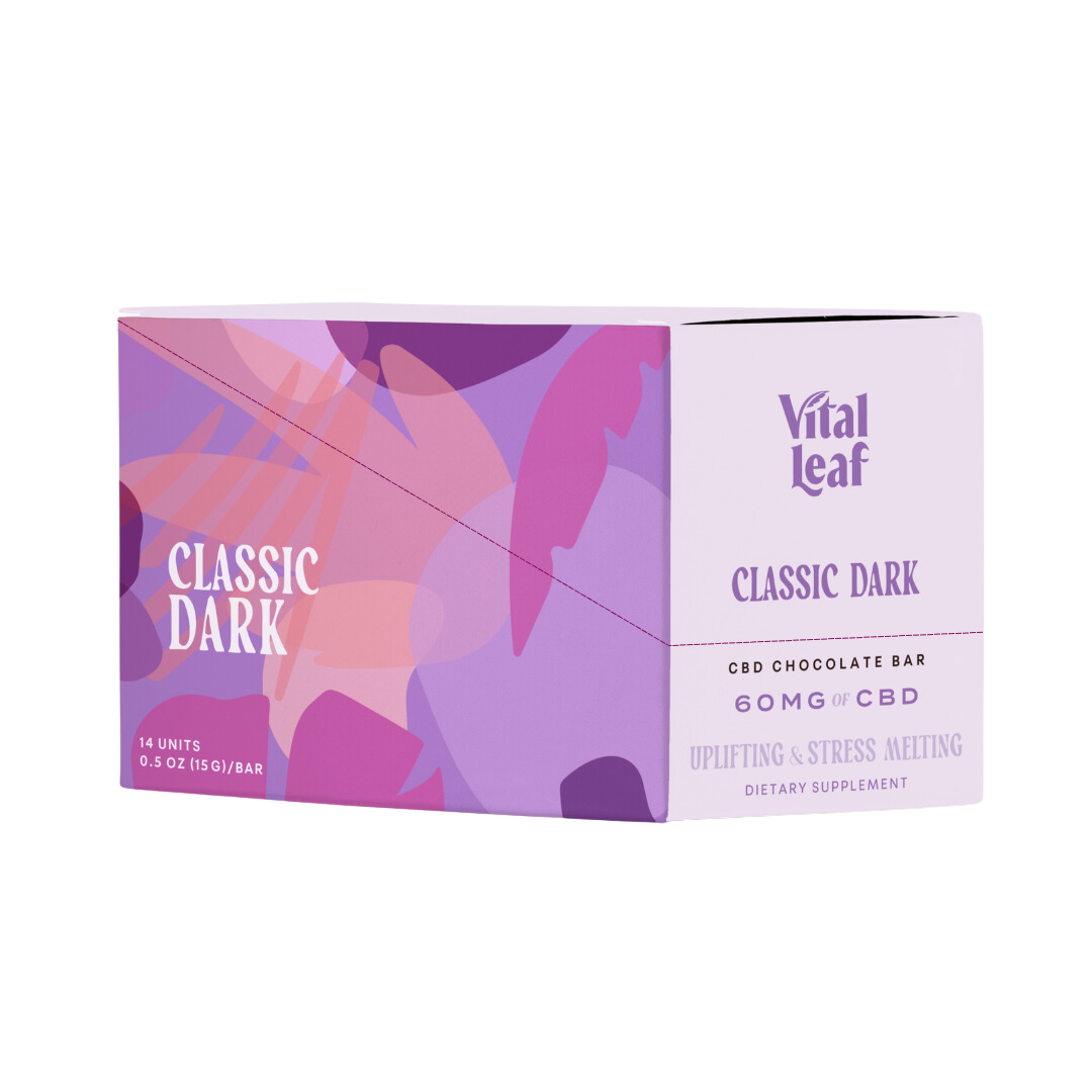 Classic Dark Mini CBD Chocolate Bars (14ct. Case Box)
