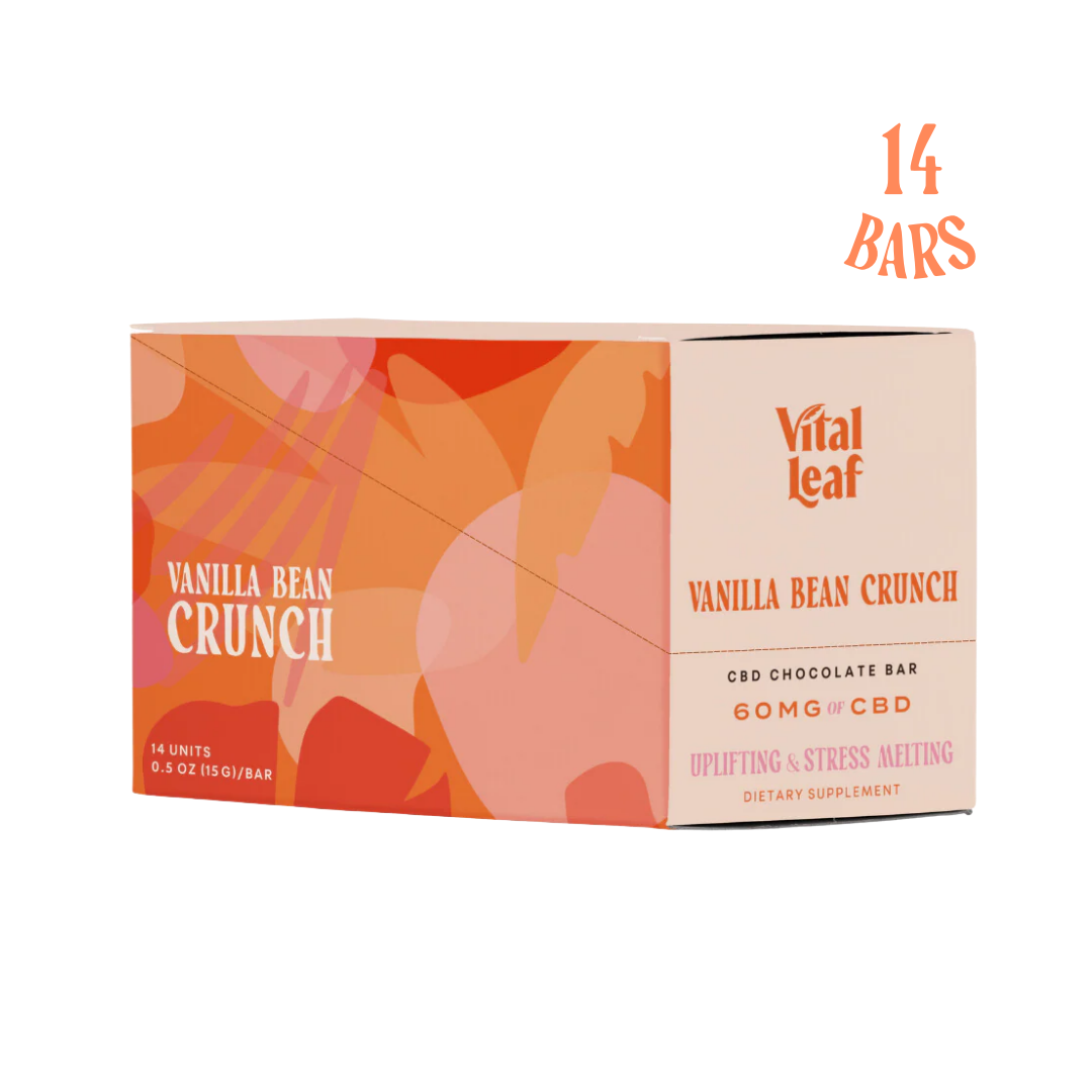 Vanilla Bean Crunch Mini CBD Chocolate Bars