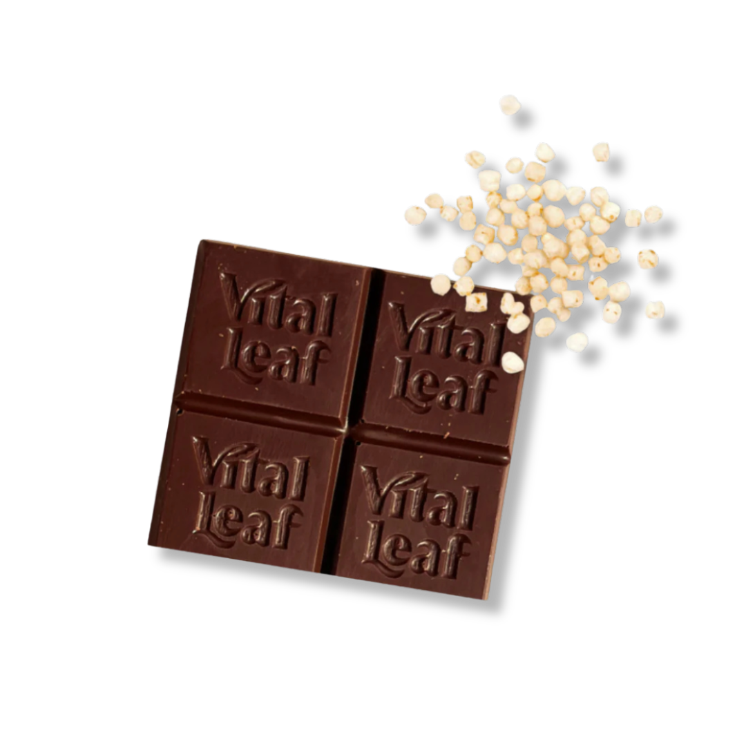 Mini Cocoa Crunch Mylk Chocolate Bar: Mood + Attention Boost (14 mini bars)