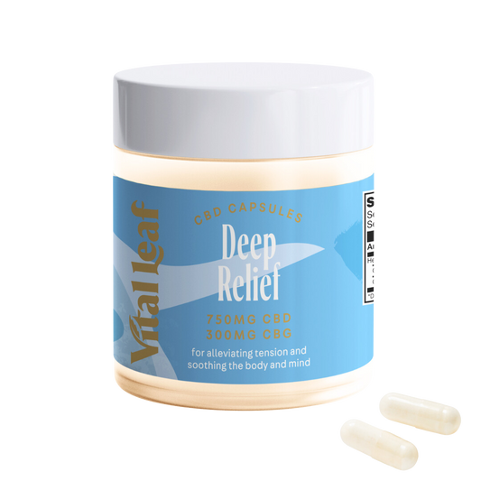 Deep Relief CBD Capsules | Boosted with CBG