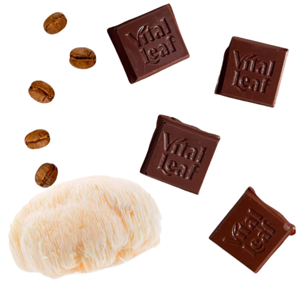 Mocha Magic Dark Chocolate Bar: Brain Power + Collagen Boost