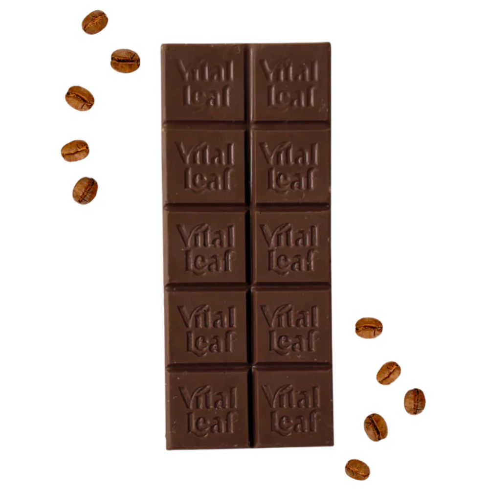 Mocha Magic Dark Chocolate Bar: Brain Power + Collagen Boost