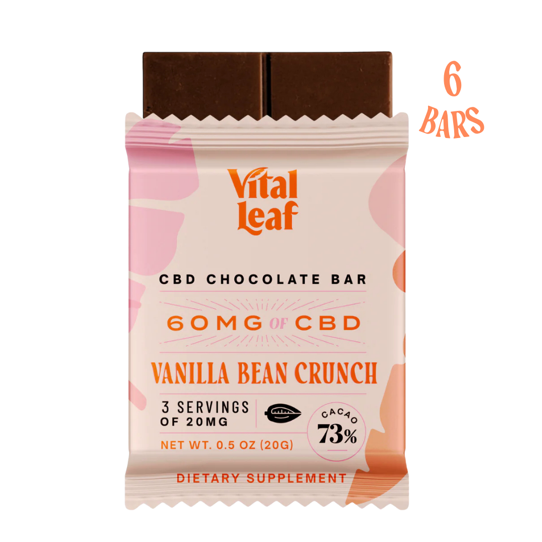 Vanilla Bean Crunch Mini CBD Chocolate Bars