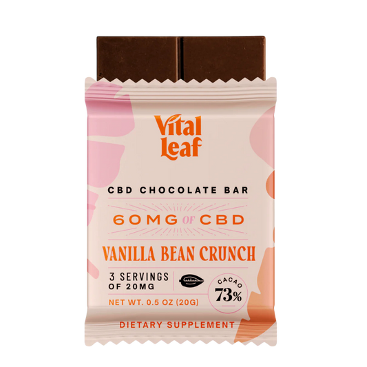 Vanilla Bean Crunch Mini CBD Chocolate Bars