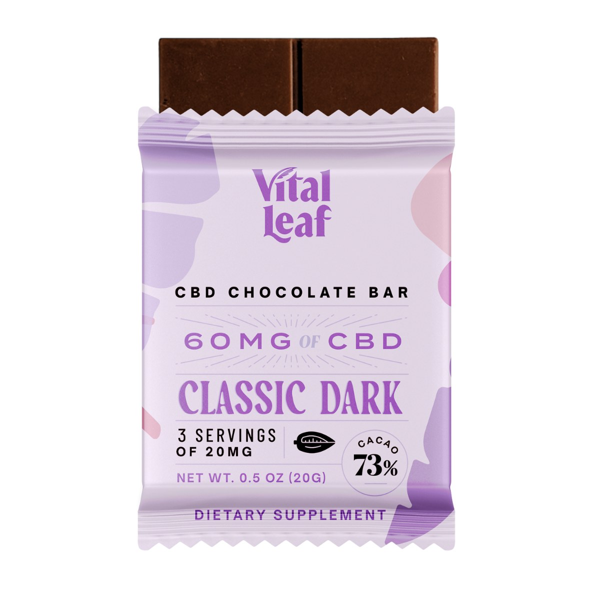 Classic Dark Mini CBD Chocolate Bars (14ct. Case Box)