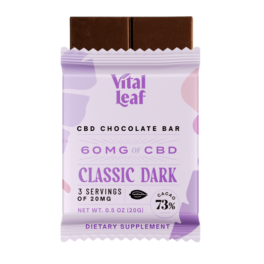 Classic Dark Mini CBD Chocolate Bars (14ct. Case Box)